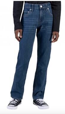 Levi’s Youth 511 Slim Flex Stretch Jeans Dark Indigo Size 14 NWT